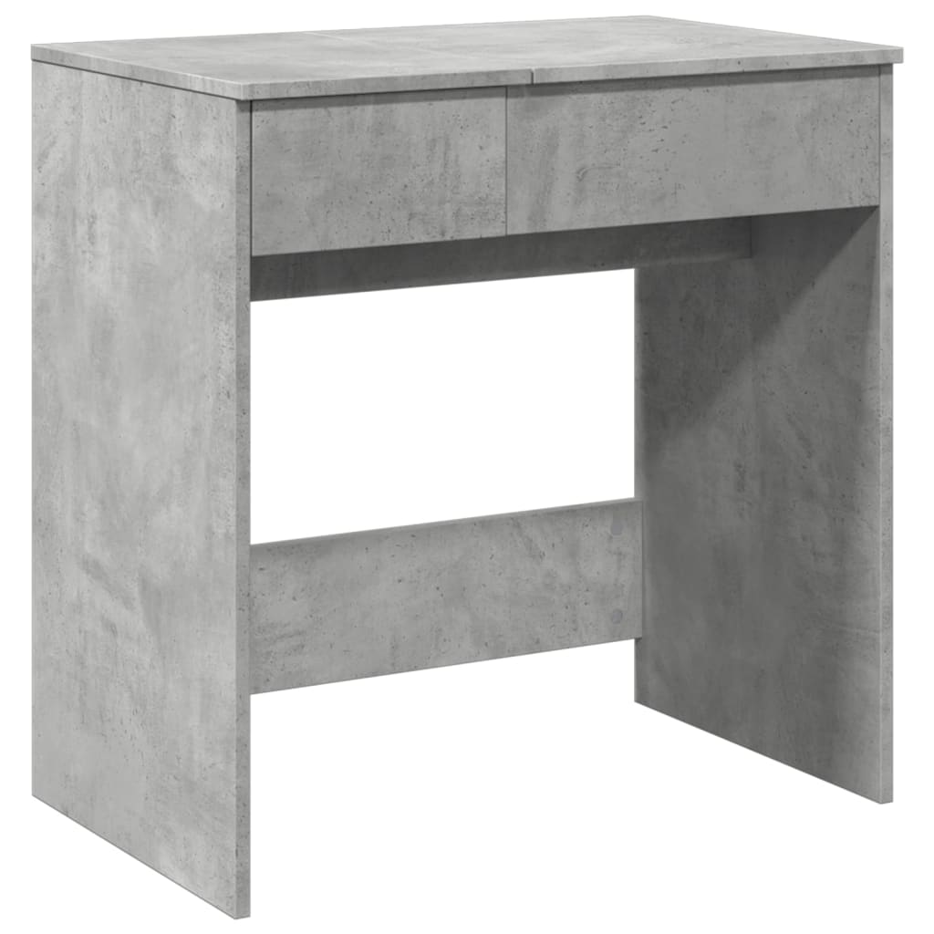 Sminkebord Betonggrå speil 73x46,5x120 cm