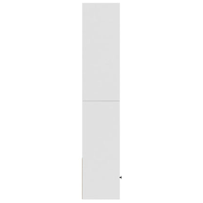 Bokhylle Hvit 40x36x189 cm