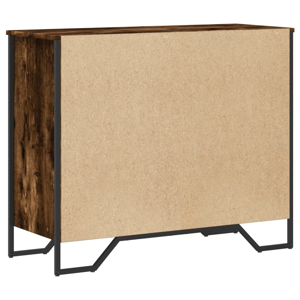 Kommode Røkt Eik 91x35,5x74,5 cm