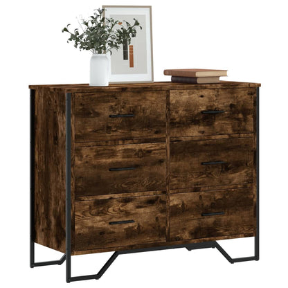 Kommode Røkt Eik 91x35,5x74,5 cm