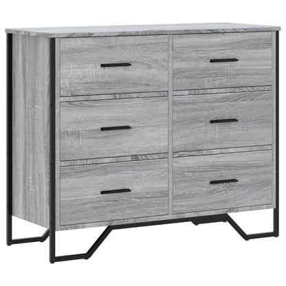 Kommode Sonoma Grå 91x35,5x74,5 cm