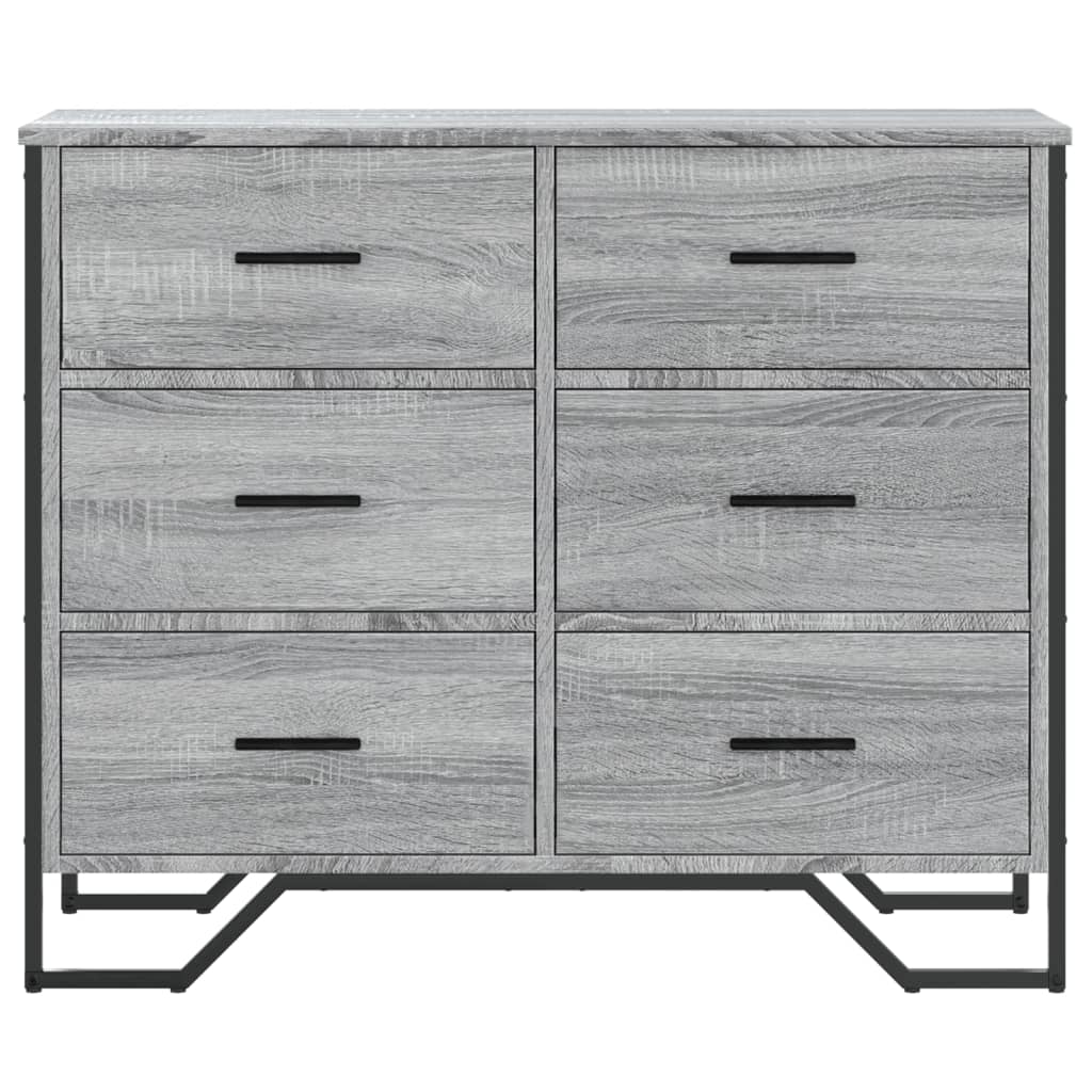 Kommode Sonoma Grå 91x35,5x74,5 cm