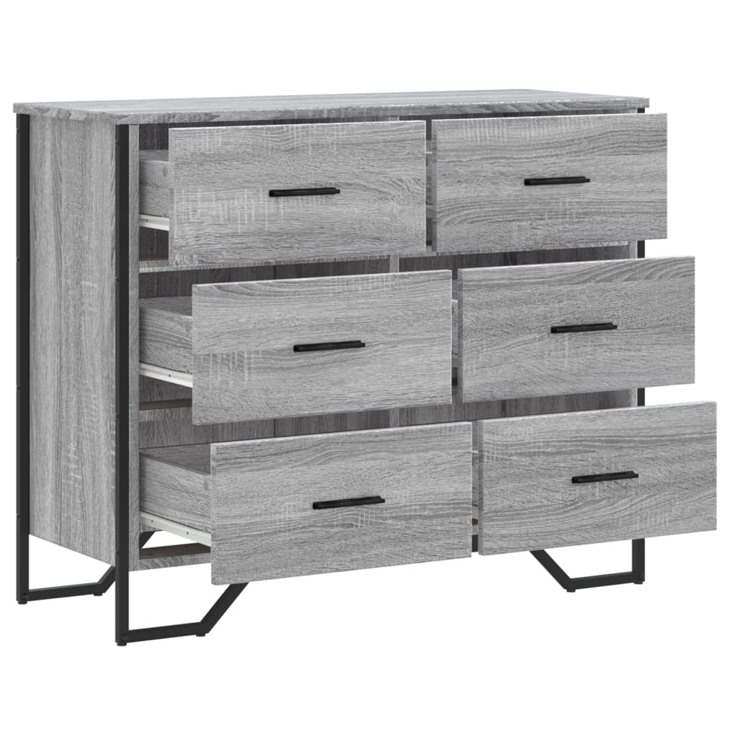 Kommode Sonoma Grå 91x35,5x74,5 cm