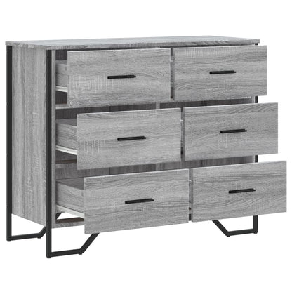Kommode Sonoma Grå 91x35,5x74,5 cm