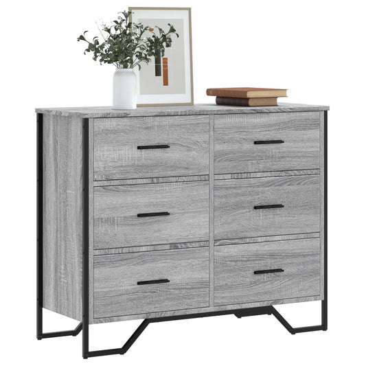 Kommode Sonoma Grå 91x35,5x74,5 cm