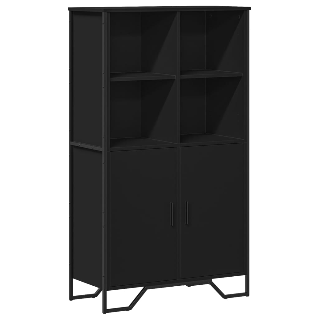 Skap Svart 79,5x35,5x137,5 cm