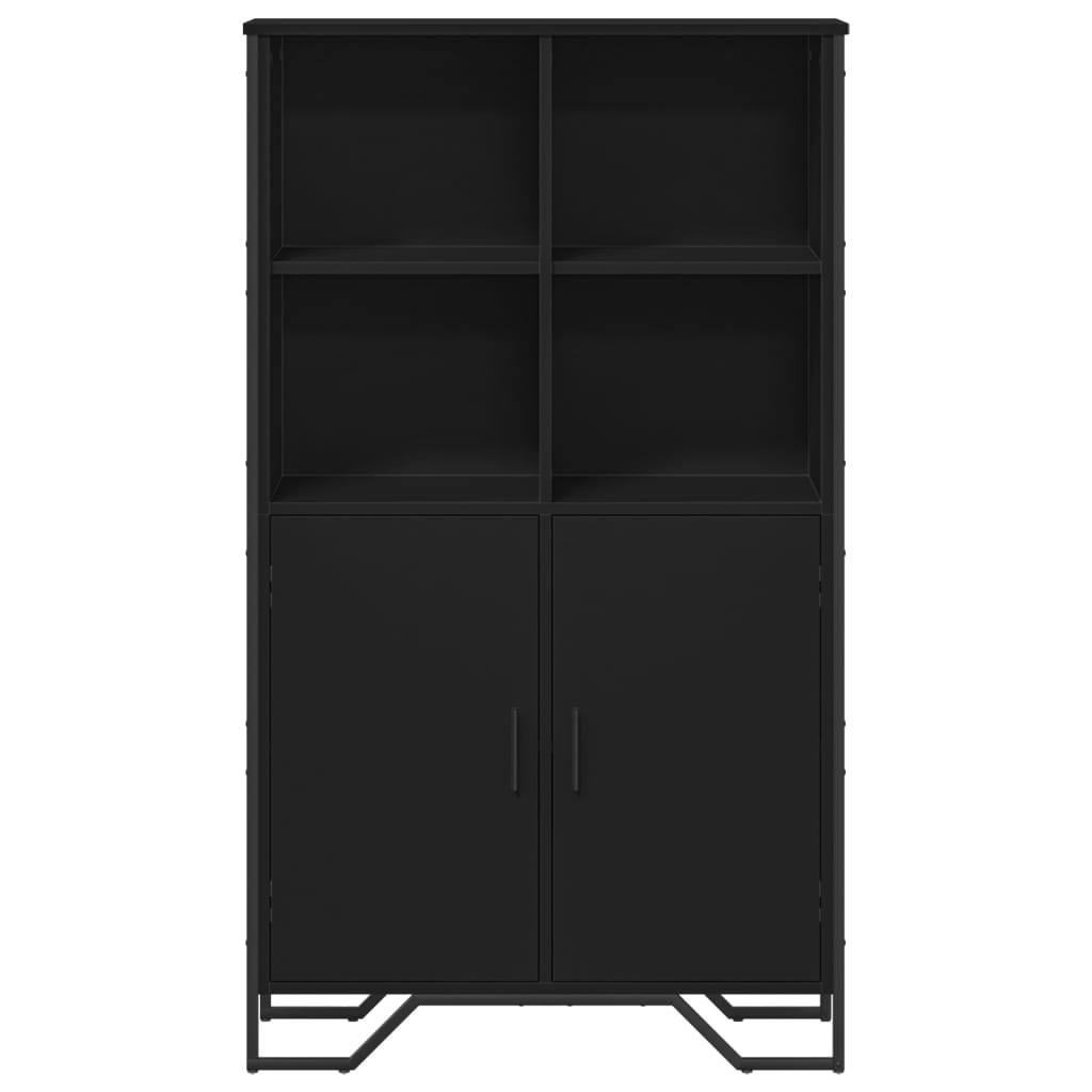 Skap Svart 79,5x35,5x137,5 cm