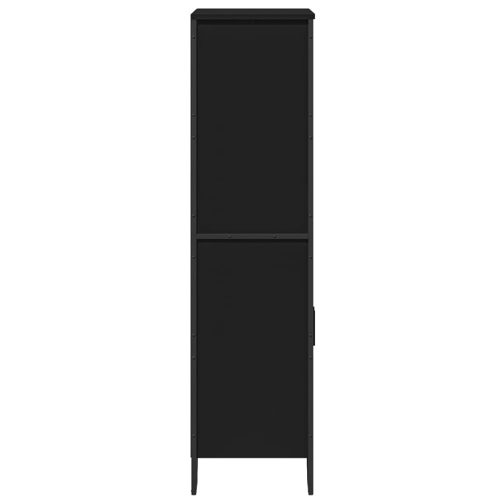Skap Svart 79,5x35,5x137,5 cm