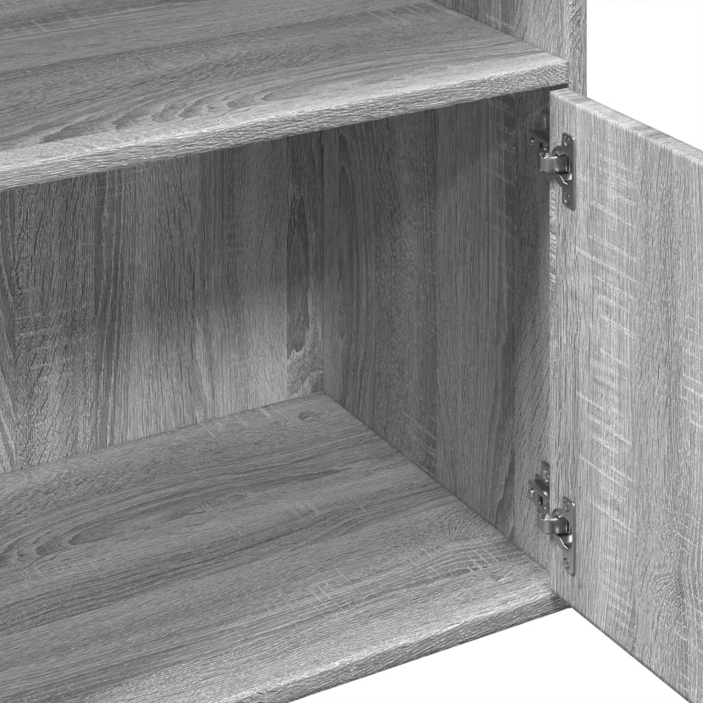 Bokhylle Sonoma Grå 100x36x189 cm
