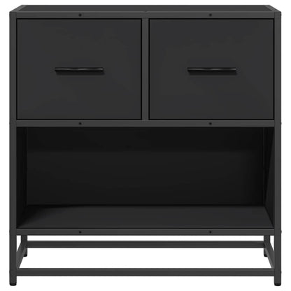 Nattbord Sengbord Svart 60x31x60 cm og metall