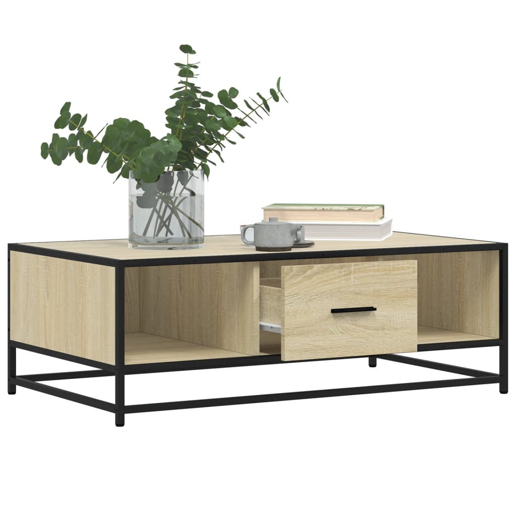 Salongbord Sofabord Sonoma Eik 100x57x35 cm