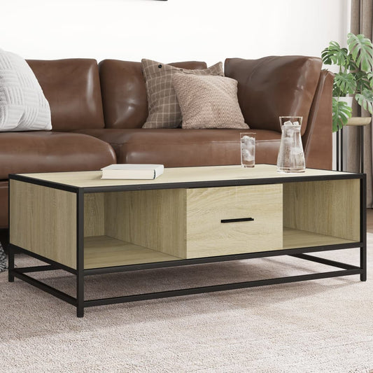 Salongbord Sofabord Sonoma Eik 100x57x35 cm