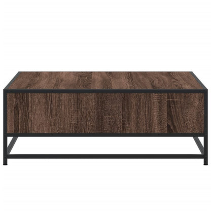 Salongbord Sofabord Brun Eik 80x80x30 cm