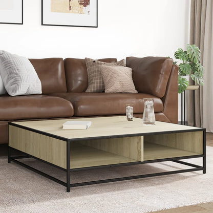 Salongbord Sofabord Sonoma Eik 100x100x30 cm