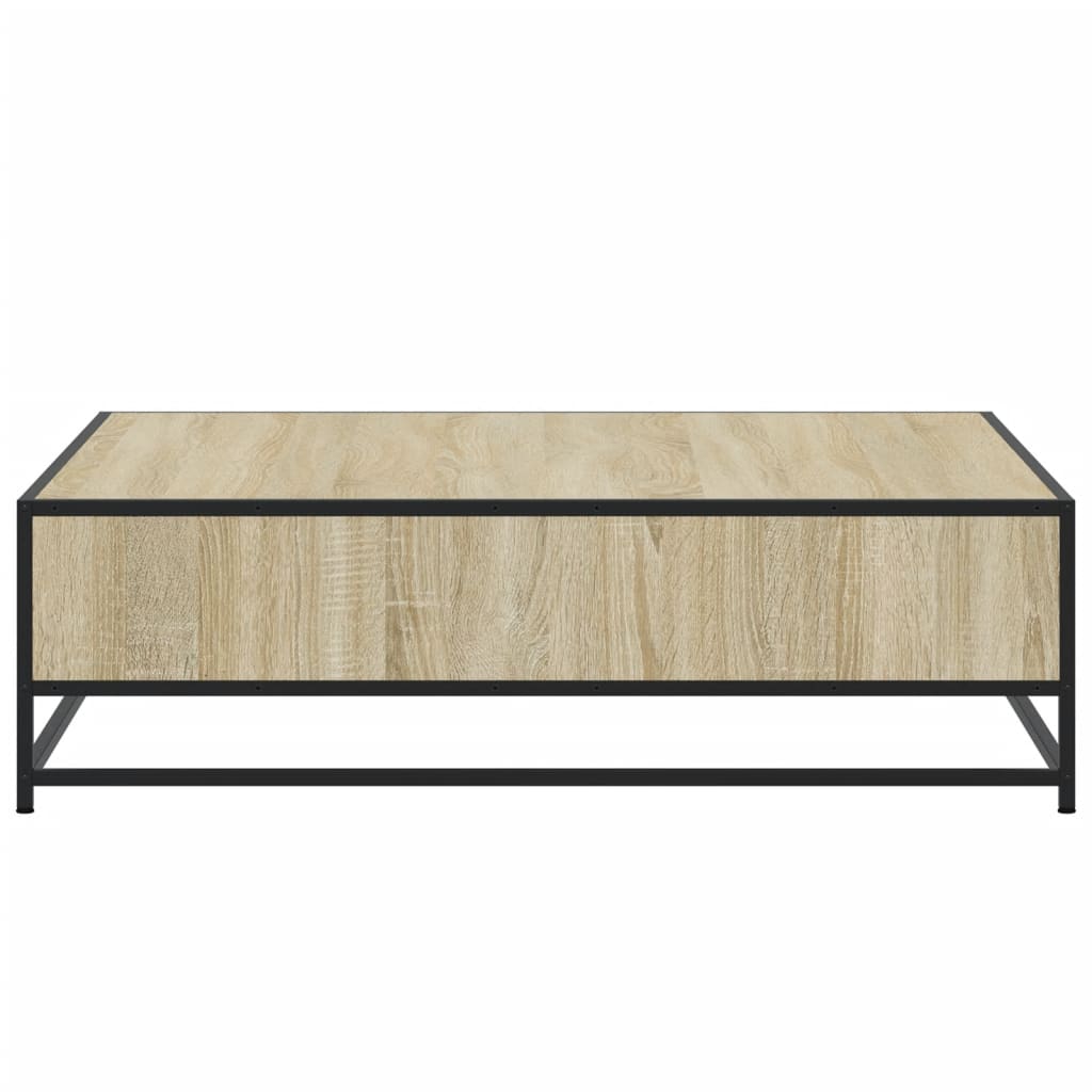 Salongbord Sofabord Sonoma Eik 100x100x30 cm