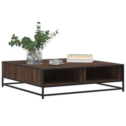 Salongbord Sofabord Brun Eik 100x100x30 cm