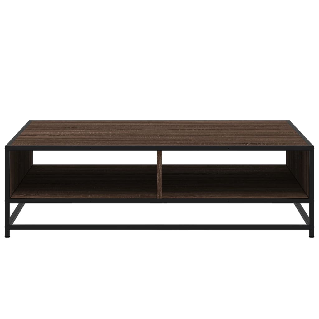 Salongbord Sofabord Brun Eik 100x100x30 cm