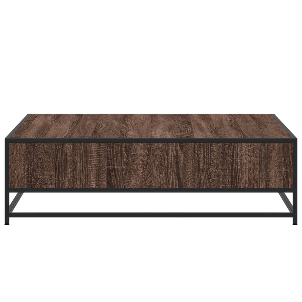 Salongbord Sofabord Brun Eik 100x100x30 cm