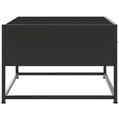 Salongbord Sofabord Svart 100x50x35 cm og metall