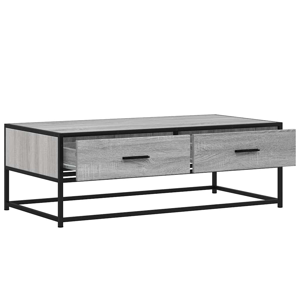 Salongbord Sofabord Sonoma Grå 100x50x35 cm