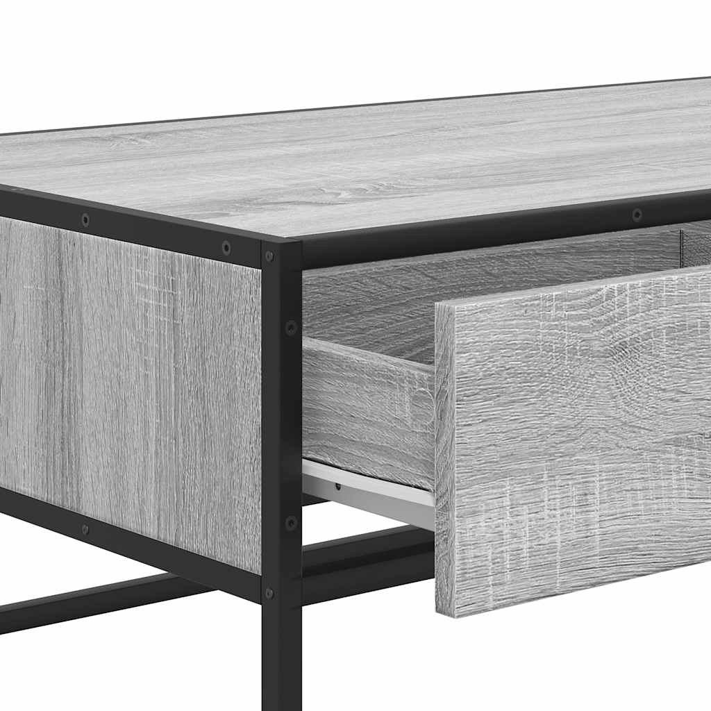 Salongbord Sofabord Sonoma Grå 100x50x35 cm
