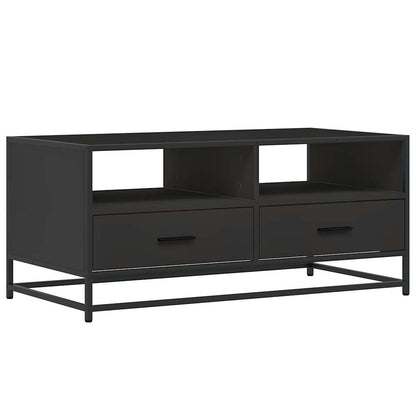 Salongbord Sofabord Svart 100x50x45 cm