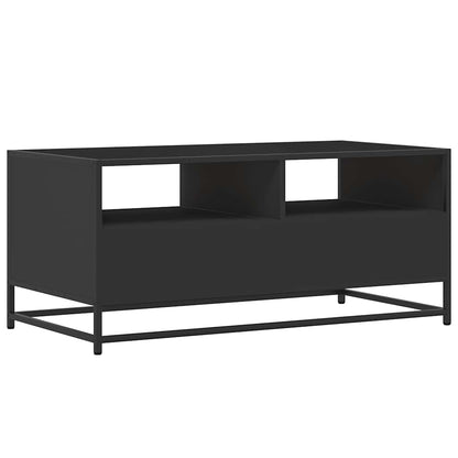 Salongbord Sofabord Svart 100x50x45 cm