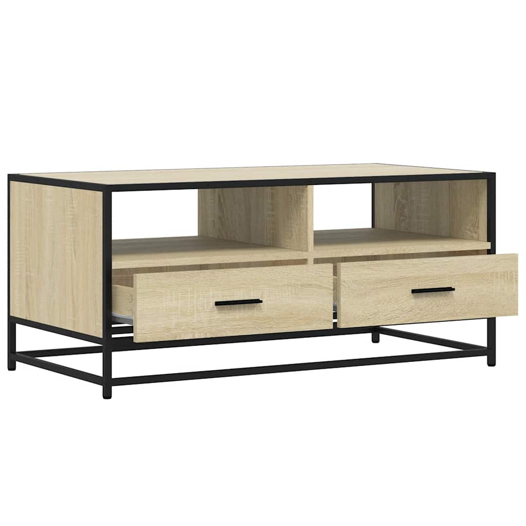 Salongbord Sofabord Sonoma Eik 100x50x45 cm