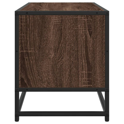 TV-Møbel Brun Eik Tv-benk 80x34,5x40 cm og metall