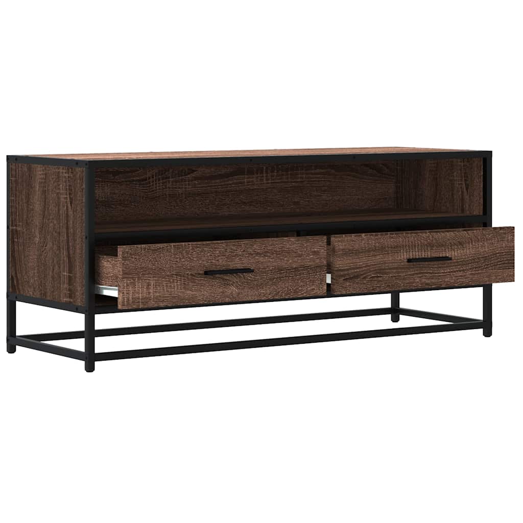 TV-Møbel Brun Eik TV-benk 100x34,5x40 cm