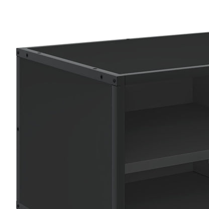 TV-Møbel Svart Tv-benk 80x34,5x40 cm og metall