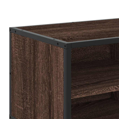 TV-Møbel Brun Eik Tv-benk 80x34,5x40 cm og metall