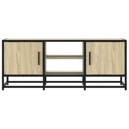TV-Møbel Sonoma Eik Tv-benk 100x35x41 cm og metall