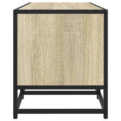 TV-Møbel Sonoma Eik Tv-benk 100x35x41 cm og metall