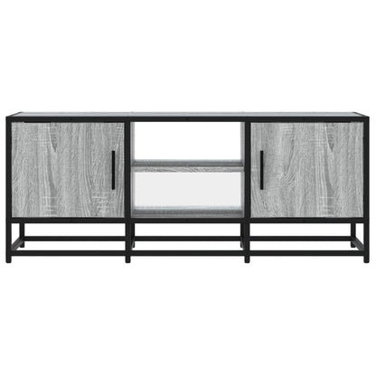 TV-Møbel Sonoma Grå Tv-benk 100x35x41 cm og metall