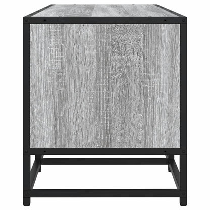 TV-Møbel Sonoma Grå Tv-benk 100x35x41 cm og metall