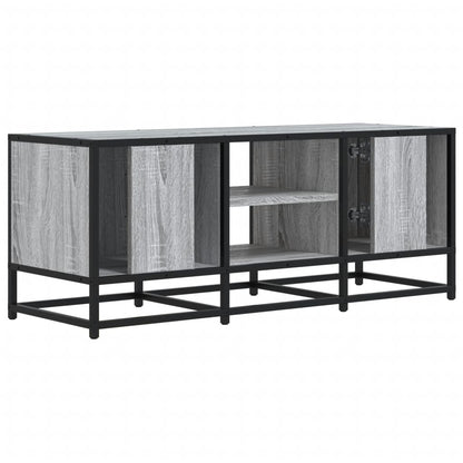 TV-Møbel Sonoma Grå Tv-benk 100x35x41 cm og metall