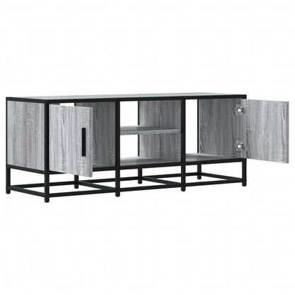 TV-Møbel Sonoma Grå Tv-benk 100x35x41 cm og metall