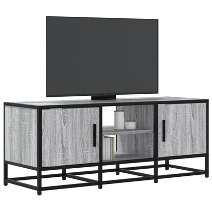 TV-Møbel Sonoma Grå Tv-benk 100x35x41 cm og metall
