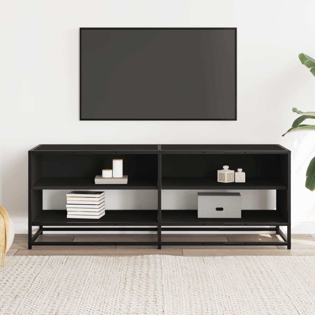TV-Møbel Svart 120,5x40x46 cm