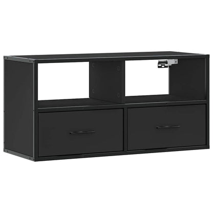 TV-Møbel Svart Tv-benk 80x31x39,5 cm og metall