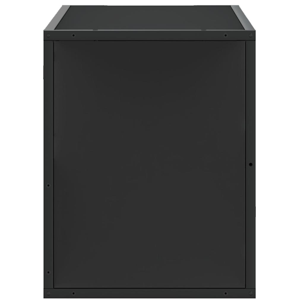 TV-Møbel Svart Tv-benk 80x31x39,5 cm og metall
