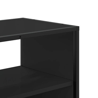 TV-Møbel Svart Tv-benk 80x31x39,5 cm og metall