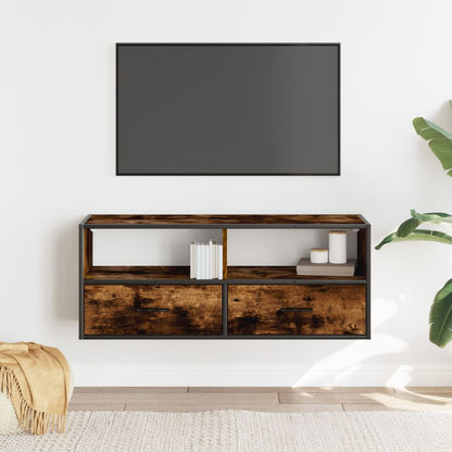 TV-Møbel Røkt EikTV-benk 100x31x39,5 cm