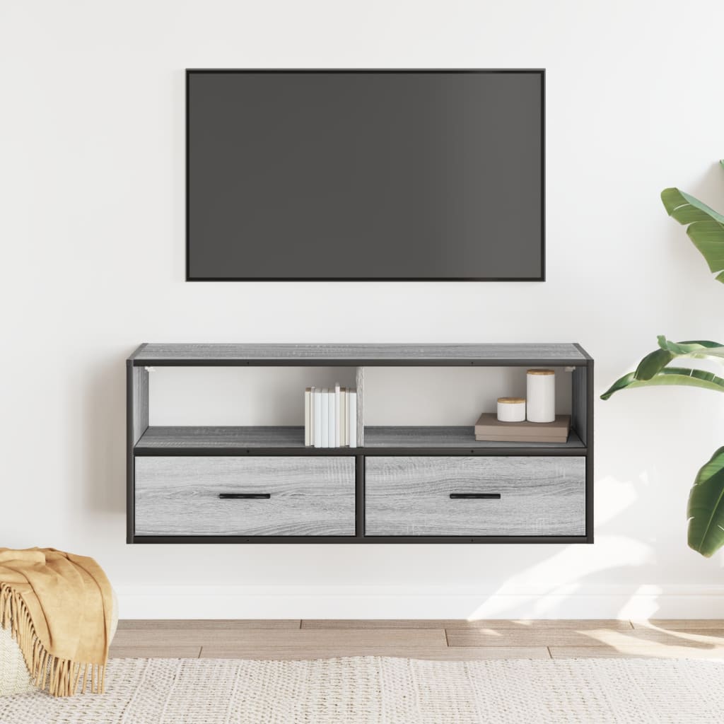 TV-Møbel Sonoma Grå TV-benk 100x31x39,5 cm