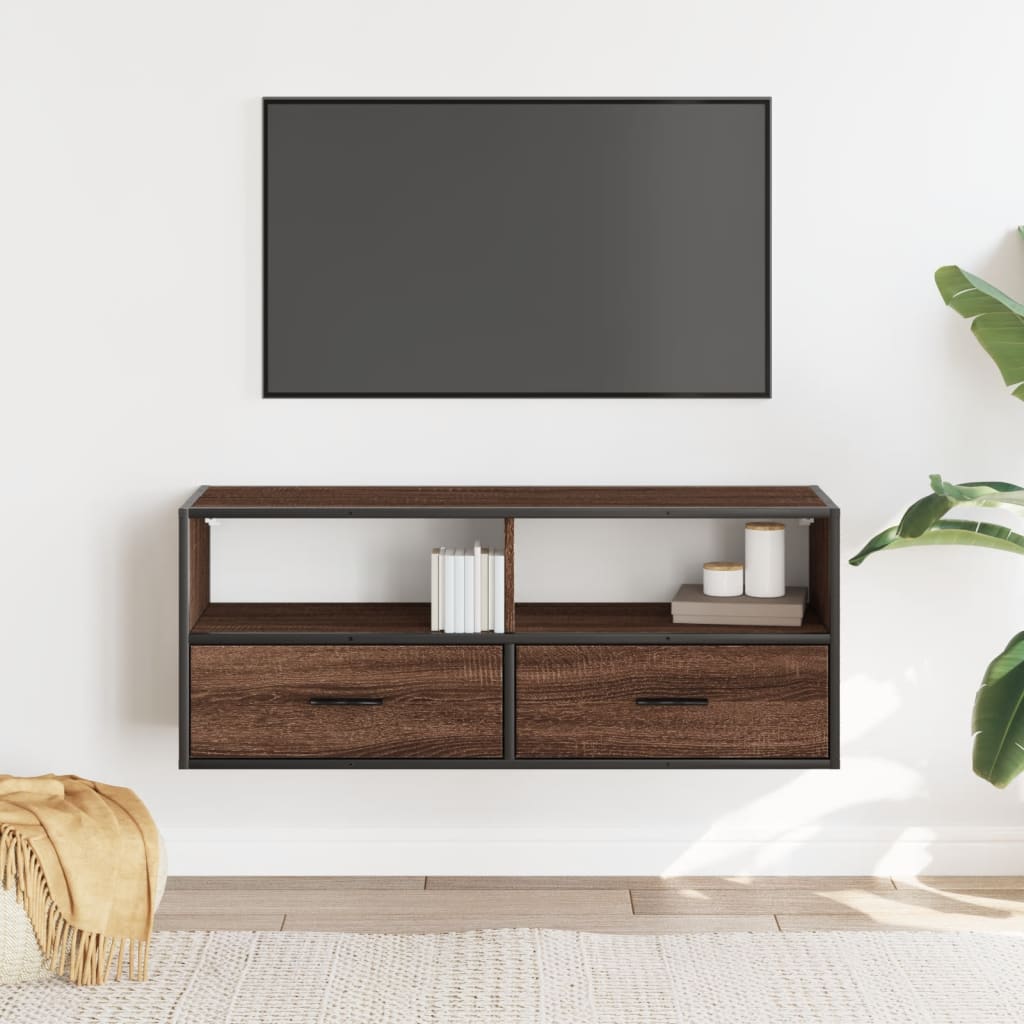 TV-Møbel Brun Eik TV-benk 100x31x39,5 cm