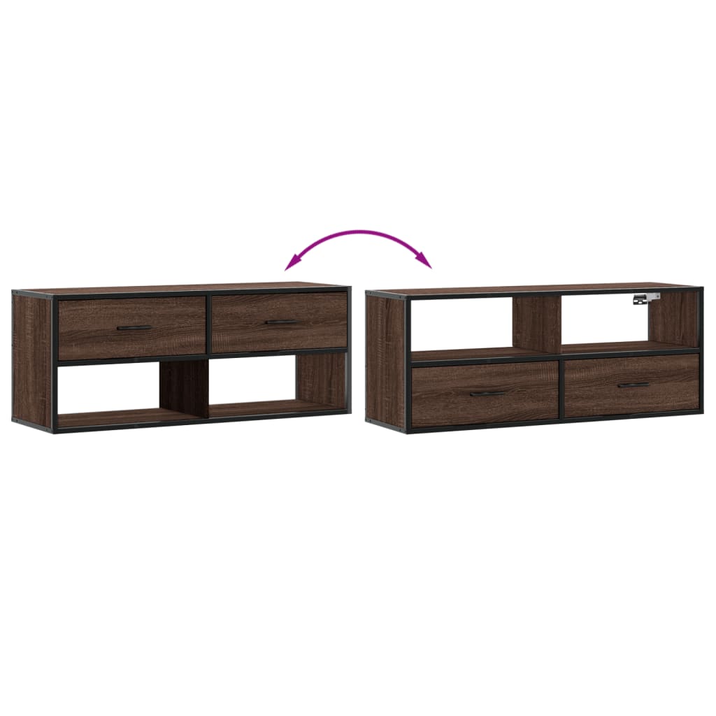 TV-Møbel Brun Eik TV-benk 100x31x39,5 cm