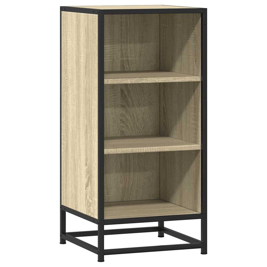 Skjenk sonoma eik 35,5x35x76 cm konstruert tre og metall