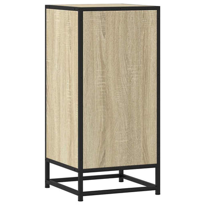 Skjenk sonoma eik 35,5x35x76 cm konstruert tre og metall