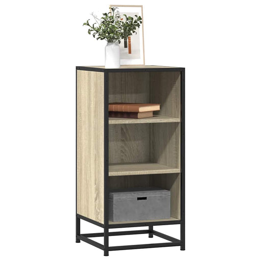 Skjenk sonoma eik 35,5x35x76 cm konstruert tre og metall